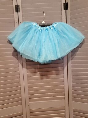 Dancina Aqua Tulle Tutú Skirt Size US 2 - 7 Years